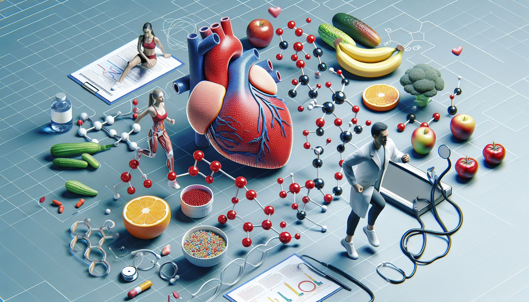 Imagen representativa del colesterol en el cuerpo humano